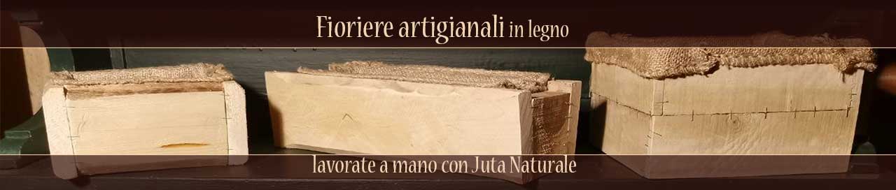 Fioriere Artigianali in legno